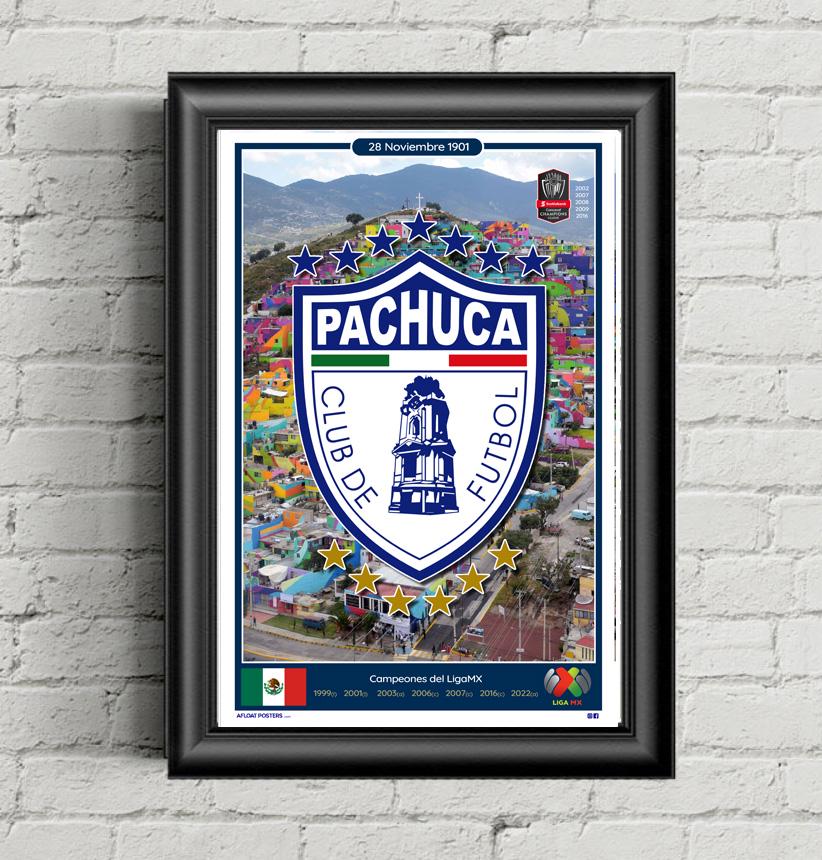 FANION PENNANT WIMPEL FOOTBALL PACHUCA CF (MEXIQUE MEXICO