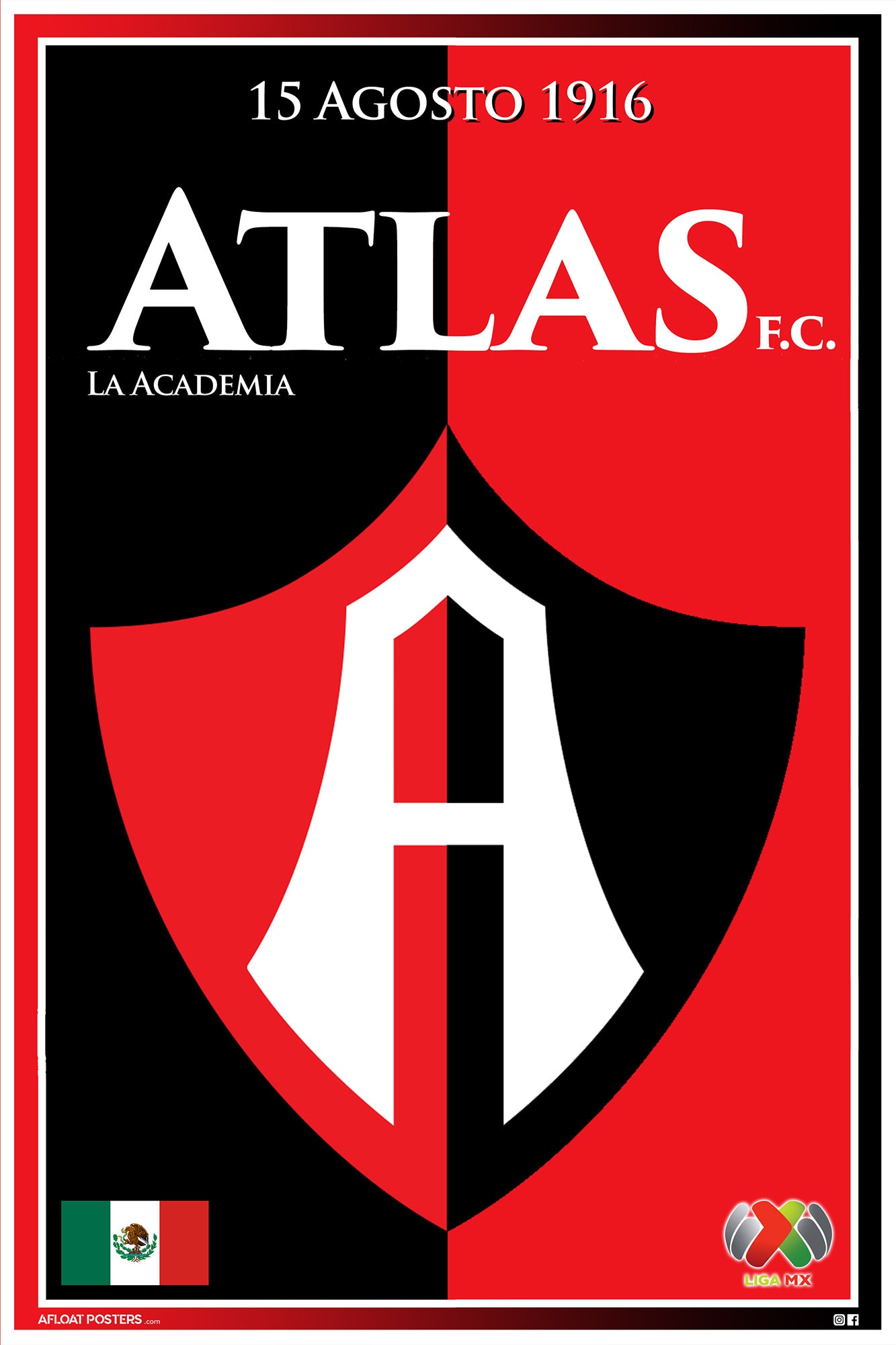 Atlas 2022/2023, Soccer Jersey, Playera De Niño Con Shorts