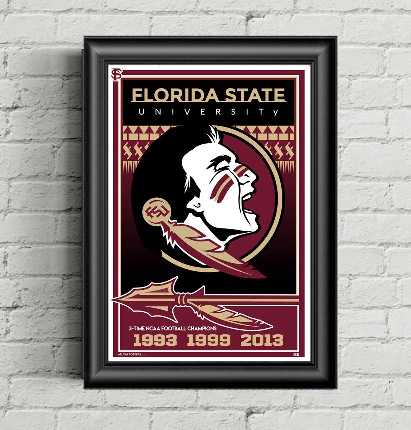 Fsu Football Poster