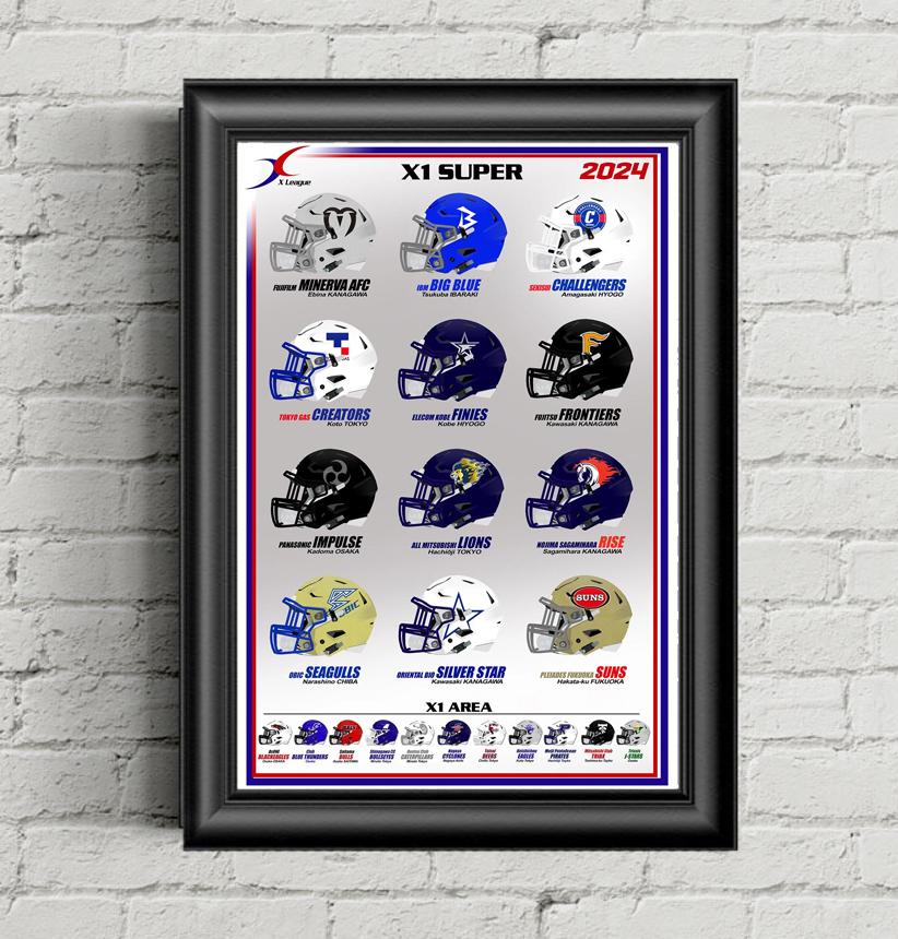 X-league Poster, Japan, Pro Football, Sports Wall Art - Etsy