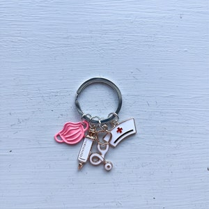 Nurse Keychain | Nursing Keychain | Medical Keychain | Healthcare Keychain | Doctor Keychain