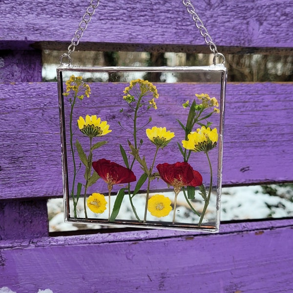 Glass Frame for Pressed Flowers Etsy