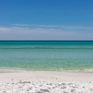 Emerald Beach, Destin, Florida Beach, The Emerald Coast, Nautical Print, Wall Art,