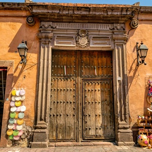 Queretaro Door, Mexico Photography, Queretaro, Door Photo,