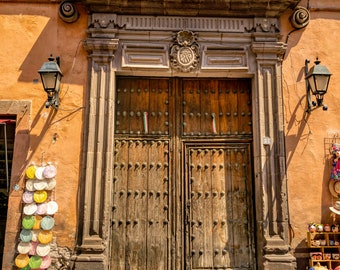 Queretaro Door, Mexico Photography, Queretaro, Door Photo,