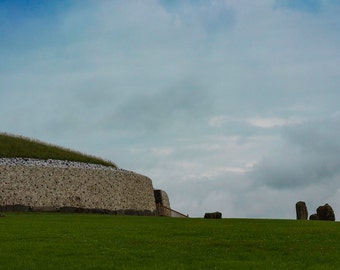 Ireland Photography, Irish Print, Irish Landscape, Ancient Ireland, Newgrange, Neolithic, County Meath