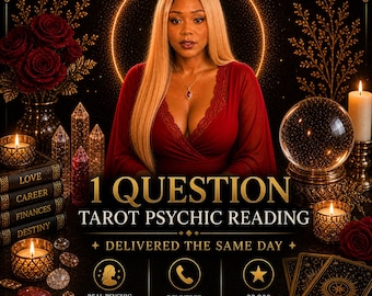One Question Tarot Psychic Email Reading Delivered The Same Day | Love, Relationship, Career and Intuitive Spiritual Guidance