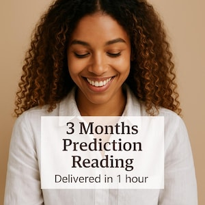 3 Months Predictions Same Hour Reading | Love, Career Finances | Fast Delivery | Psychic Tarot Reading