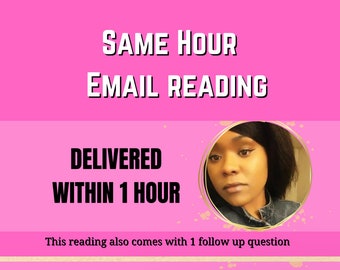 Same Hour E-Mail-Lesung, Tarot-Lesung, geliefert in einer Stunde