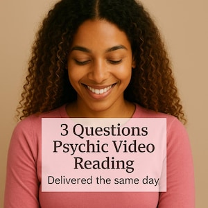 3 Questions Psychic Reading Delivered The Same Day, Tarot Reading, Psychic