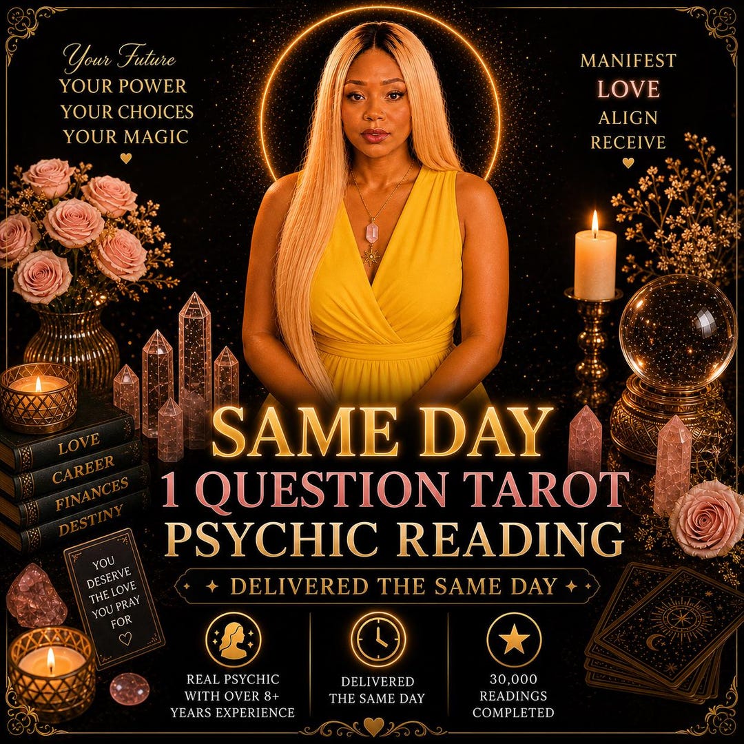 One Question Tarot Psychic Email Reading Delivered the Same Day | Love ...