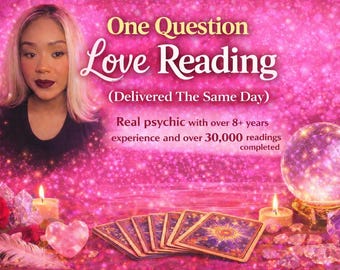 One Question Love Email Reading, Tarot Psychic Reading- Delivered The Same Day