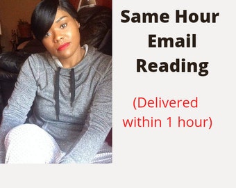 Same Hour Reading (Email Reading) 11am to 8pm EST, Delivered within one hour, Tarot Reading, Psychic Reading, In Depth Reading