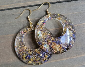 Orecchini in argento sterling con ametista color lavanda