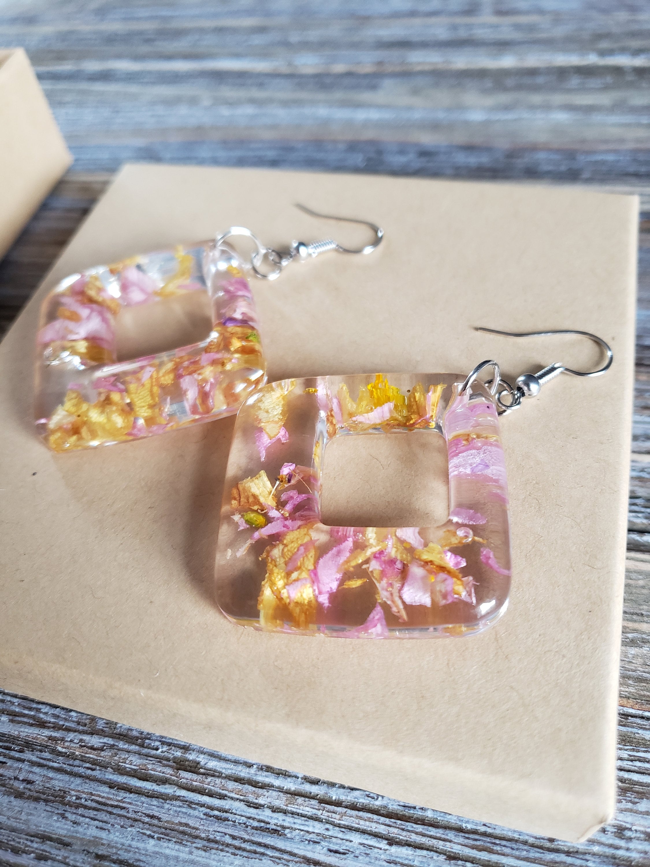 Pink - Anam GS Fabart Handmade Earrings main image 1
