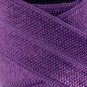 EUR 1.45/meter 15 mm x 2 meters folding rubber band, elastic band, bracelet, plotting, personalizing, sewing, DIY plain edging tape Violet A86 image 2