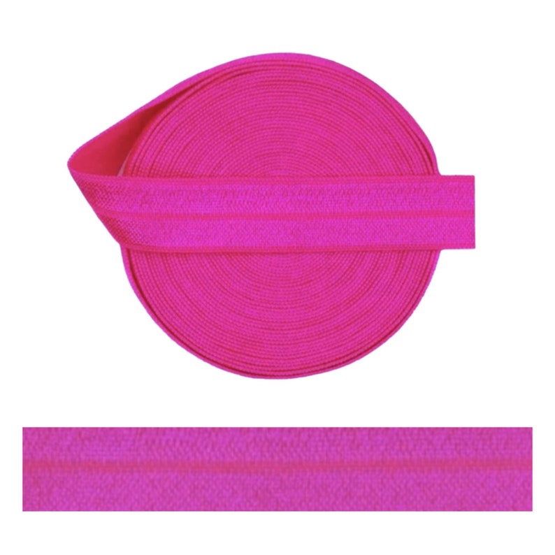 1,45EUR/m 15mm x 2 Meter DIY Gummiband Elastik uni Einfassband Falzgummi personalisieren Neonblau Neonorange Neonpink Neonkoralle Neongelb B105 Neon Pink