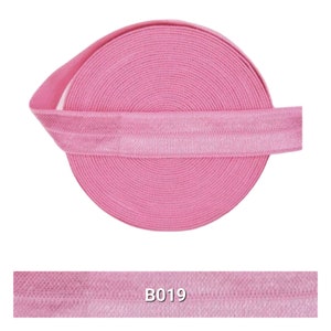 15 mm x 1 m DIY élastique élastique uni élastique festival bracelets bande de bordure pliable en caoutchouc tracé personnaliser bricolage rose tons roses Hot Pink B019