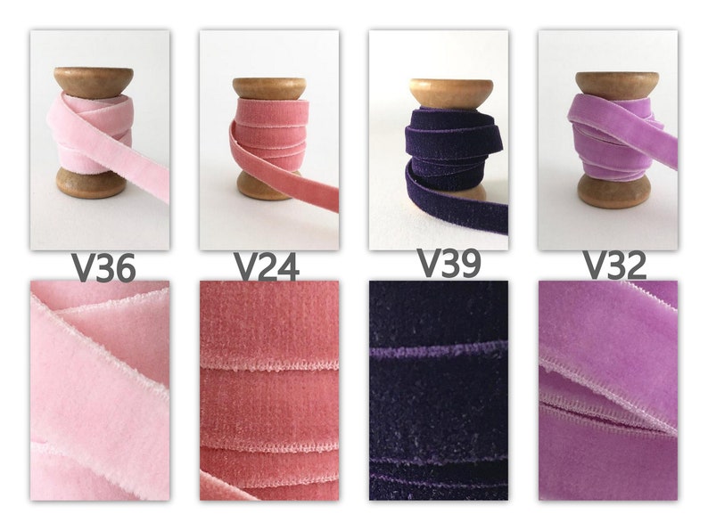 10 mm x 1 meter velvet ribbon elastic rubber band elastic band folding rubber bias tape JGA hair ties hairties image 6