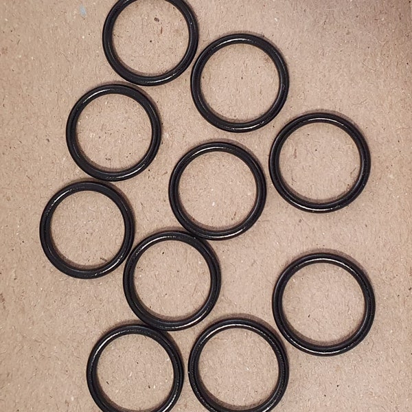Ring Verbinder 11mm schwarz black schwarz