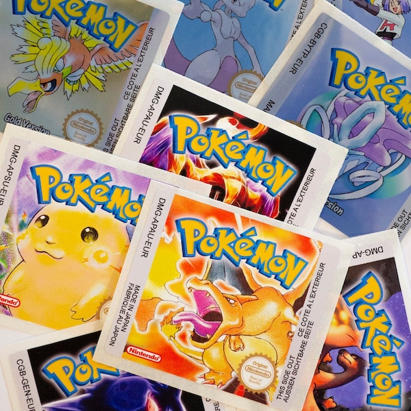 Custom Cartridge Stickers / Labels for Nintendo Gameboy / Color / Advance - UK