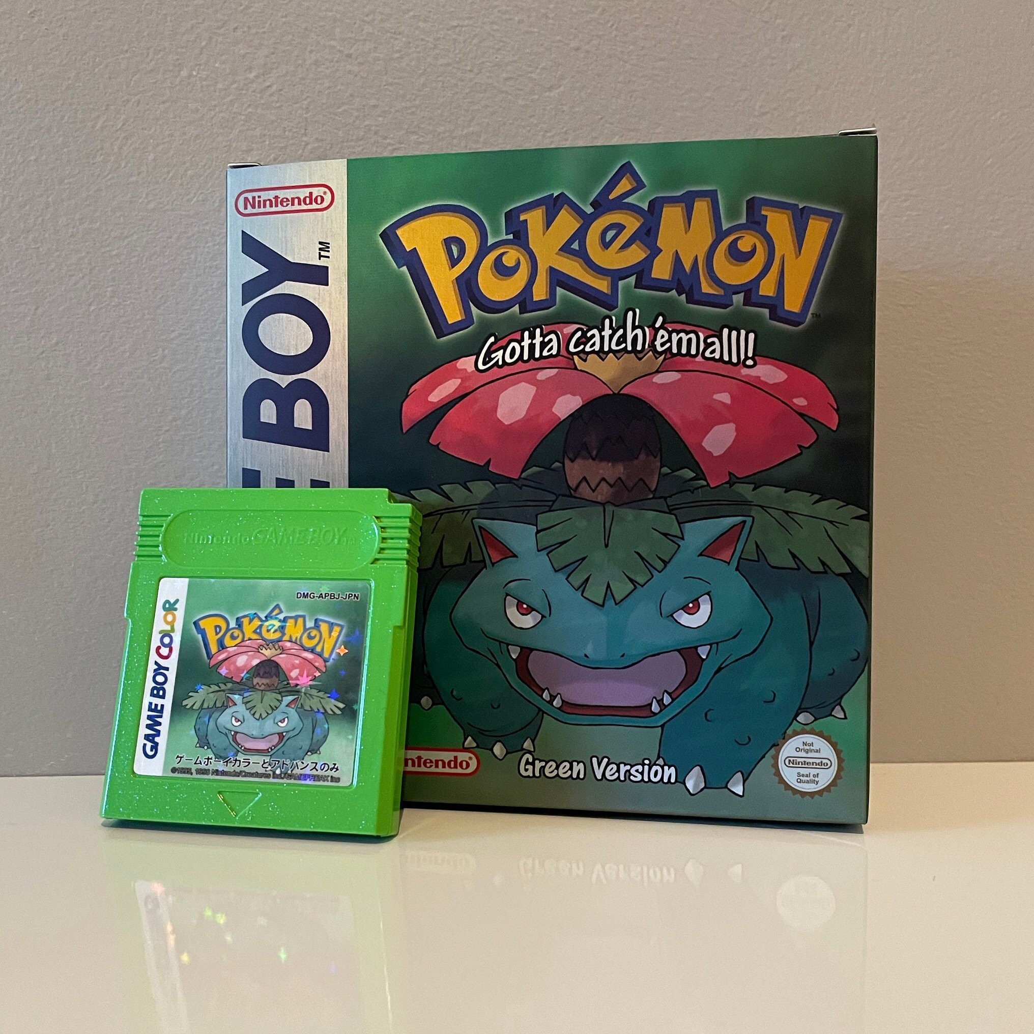 Pokemon Green English Translation For Gameboy Fan Made Etsy