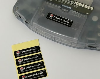 Ersatz-Pokemon-Center-Aufkleber/Etiketten für Gameboy Color – Pocket – Advance – SP