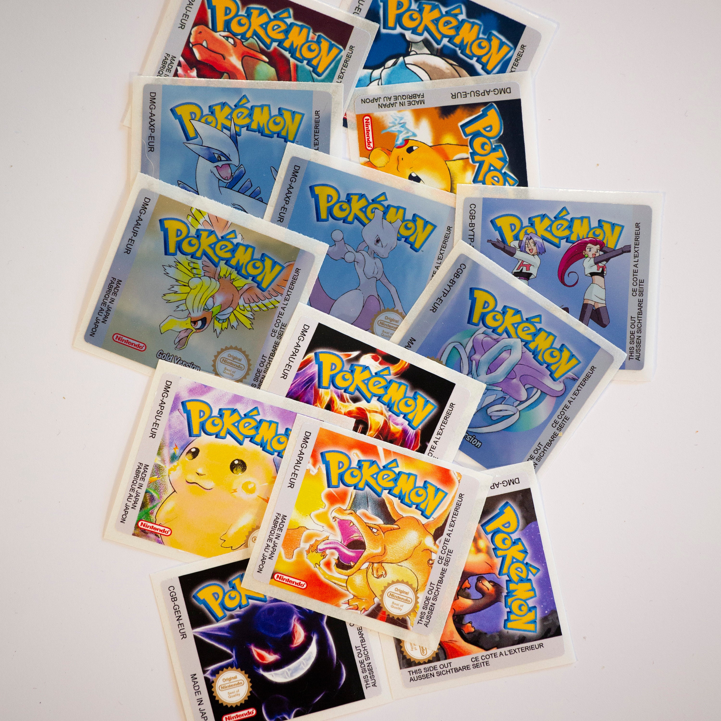Custom Cartridge Stickers / Labels for Nintendo Gameboy / Etsy UK