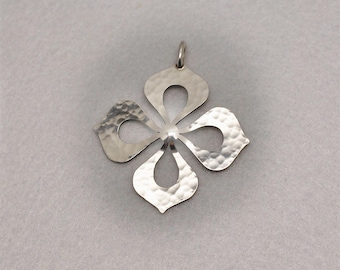 Retired Vintage James Avery hammered Flower