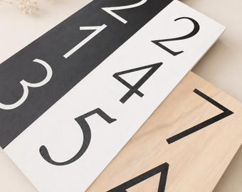 House Number Sign Address Plaque Number Sign Address Numbers Address Sign House Number Sign Vertical House Numbers Plaque House Sign Wood