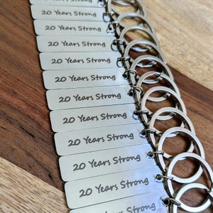 Engraved Keychain Bulk Custom Key Chain Metal Keychain Gift Corporate Gifts Monogram Keychain Initial Keychain Small Keychain Custom Name