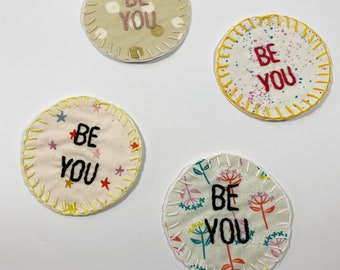 Be You Embroidery Iron-On Patch