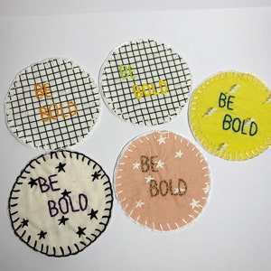 Be Bold Embroidery Iron-On Patch