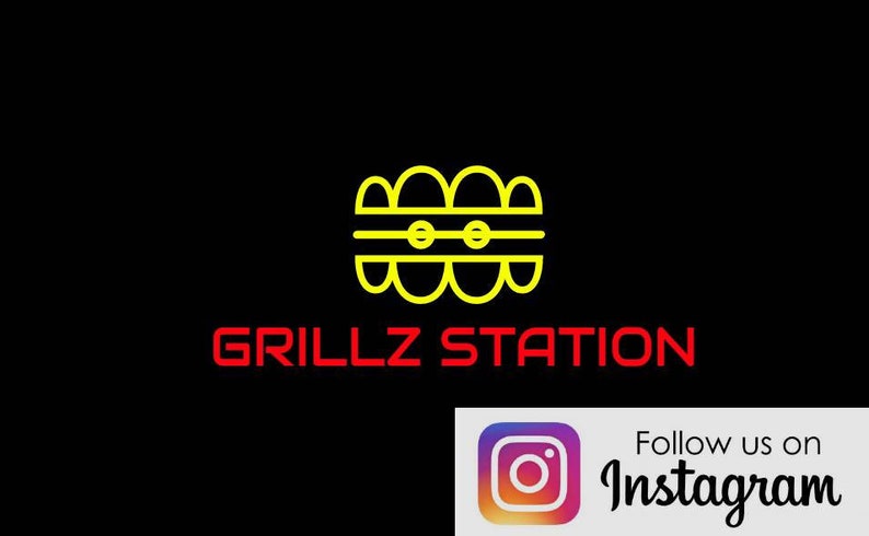 925 silver - 10K - 18K by Grillzstation Custom Grillz Versace bar and medusa face fangs