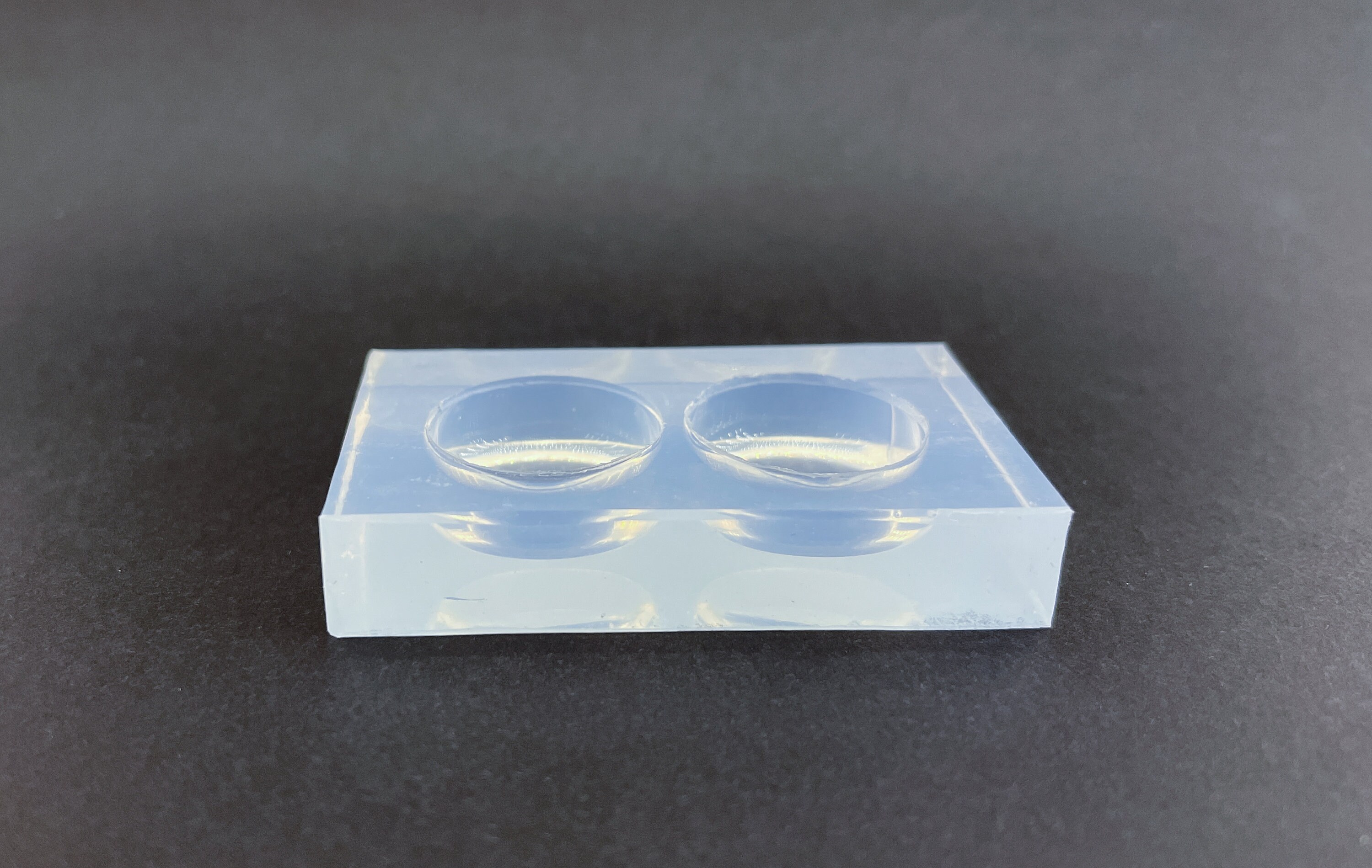 20 Mm Two Flat Transparent Circle Silicone Mold | Mold for Epoxy Resin ...