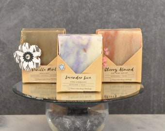 All Natural Decorative Hand Bar Soap / Goat Milk Soap / Body Soap Bars / Shampoo Soap Bars / Vegan Soap Bars