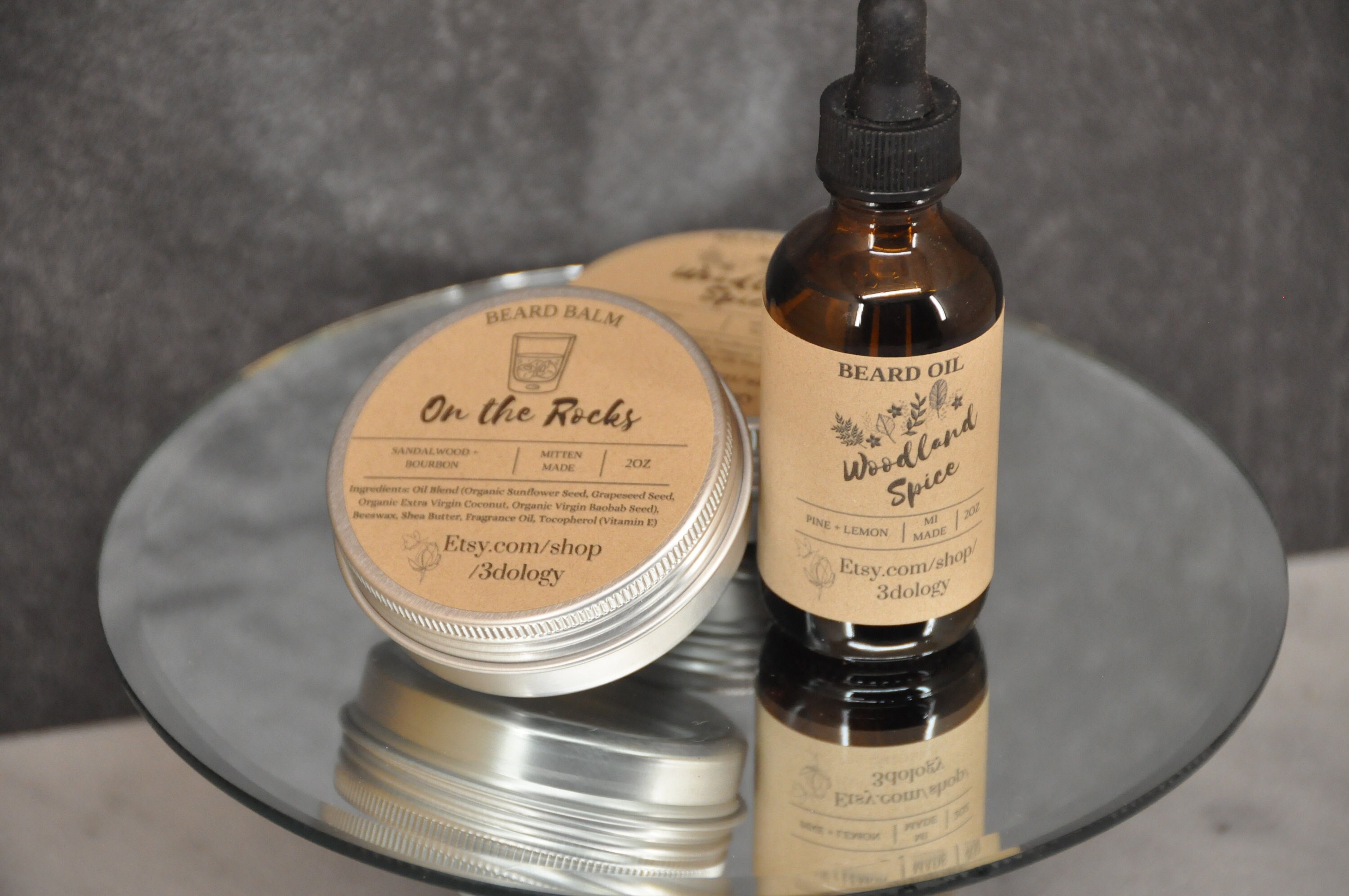 Men's Natural Beard Oil / Beard Balm / Bar Soap