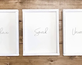 Relax, Soak, Unwind (Set of 3)