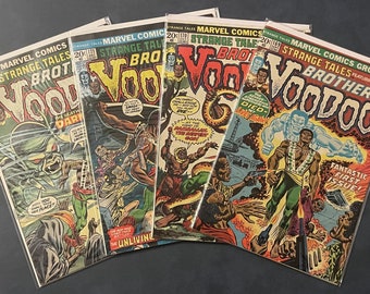 Vintage Strange Tales Brother Voodoo Comic Books