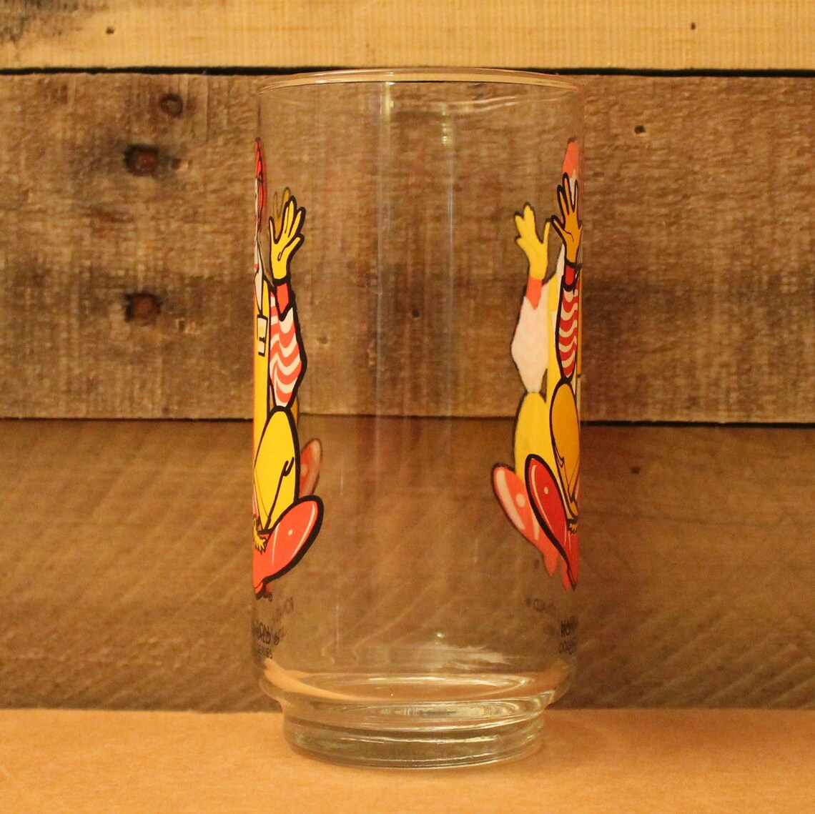 Vintage Ronald McDonald Glass | Etsy
