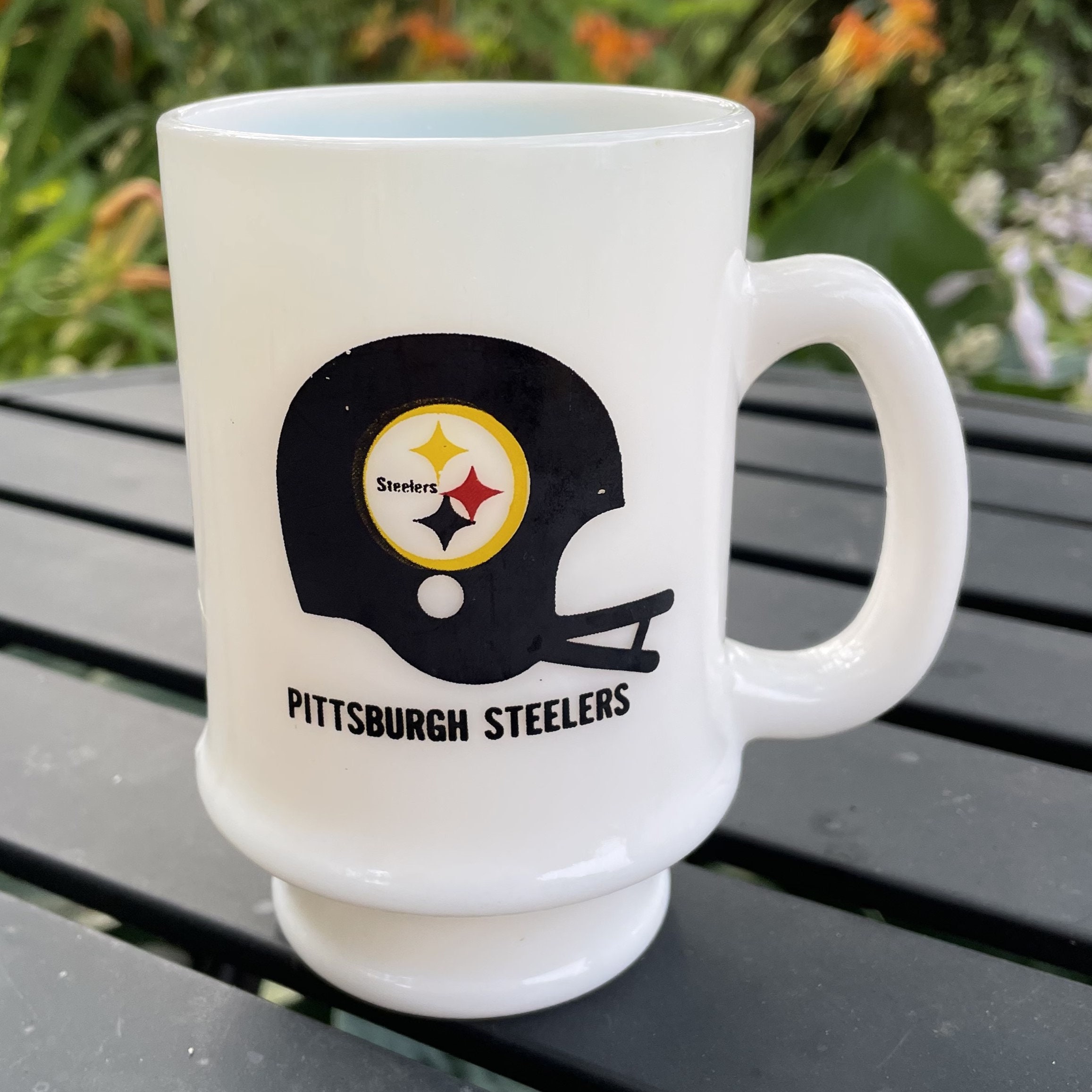 Pittsburgh Steelers STEELER NATION Retro NFL Coffee Mug