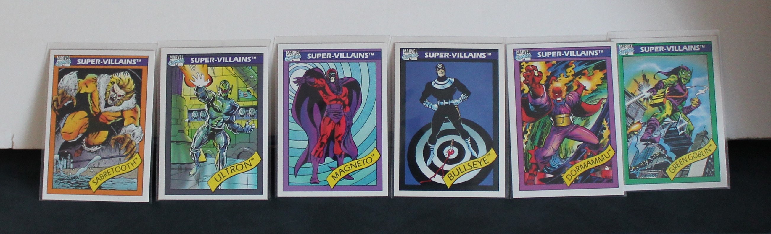Vintage 1990 Marvel Trading Cards Etsy