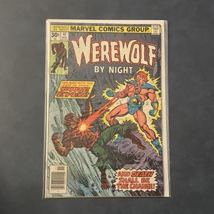 Pyramid America Marvel Poster - Werewolf by Night - Werewolf Comic Cover -  11 x 17 Framed Poster Wall Art Ideal for Marvel Room Decor, Home Decor