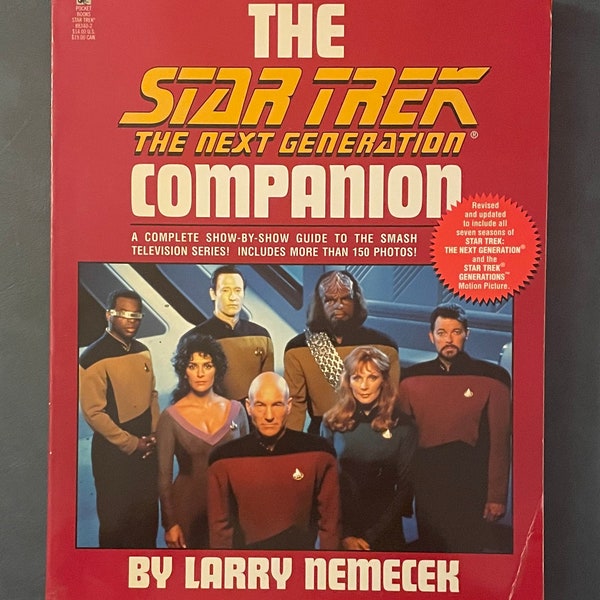 Vintage Star Trek The Next Generation Companion Book