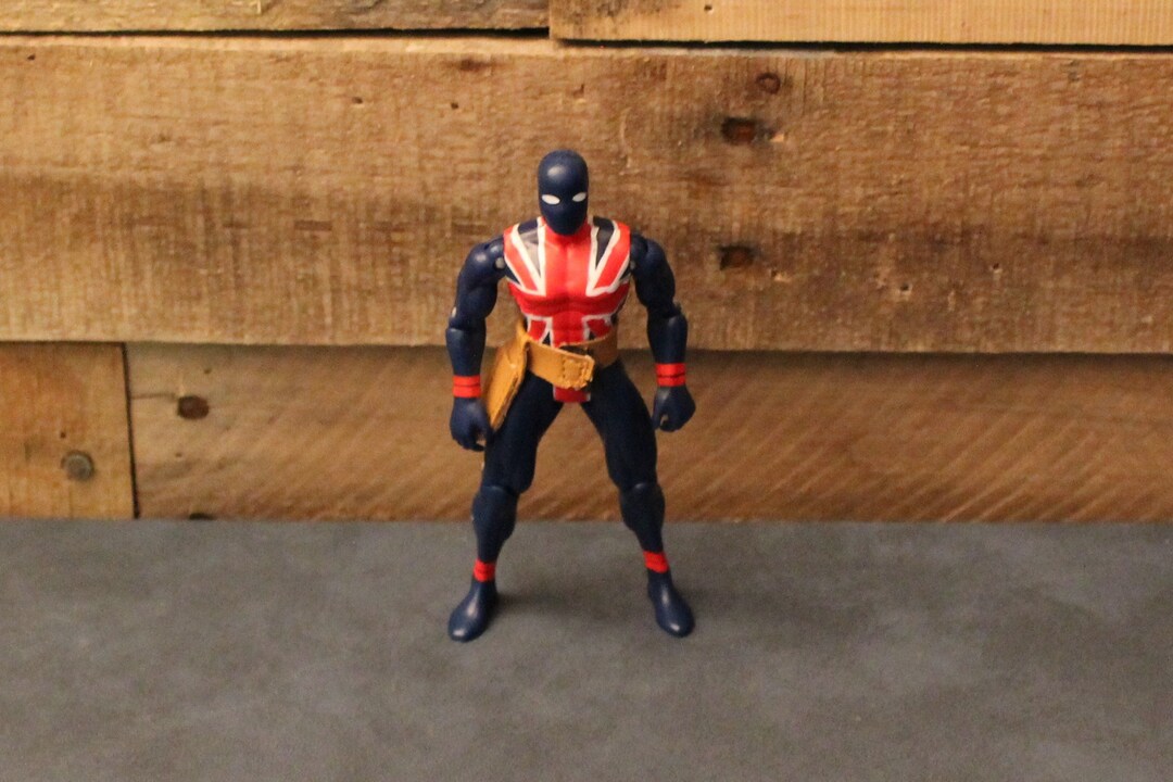 Vintage Marvel Union Jack Action Figure Etsy