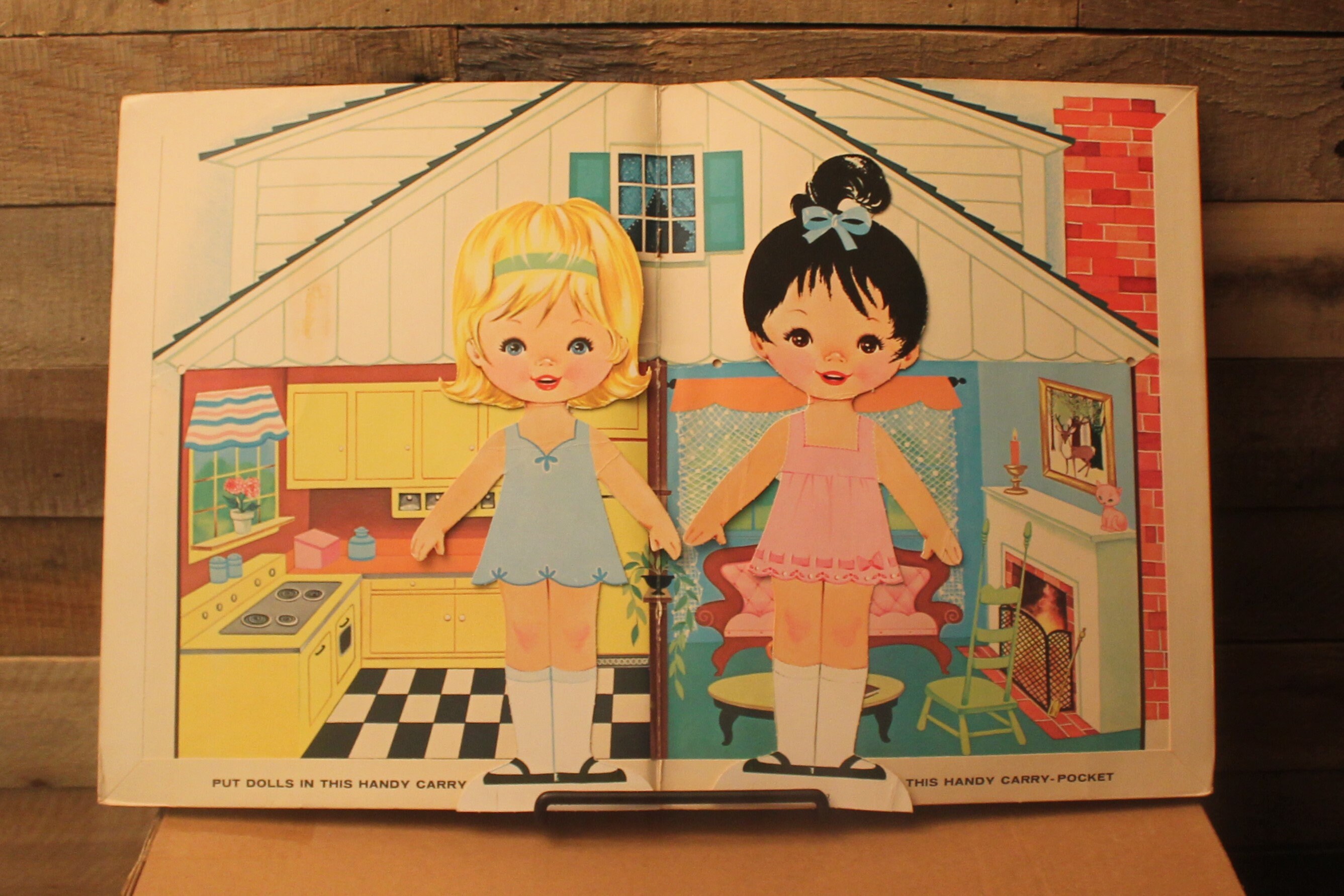 Vintage Paper Doll Set Jill y Joan Etsy