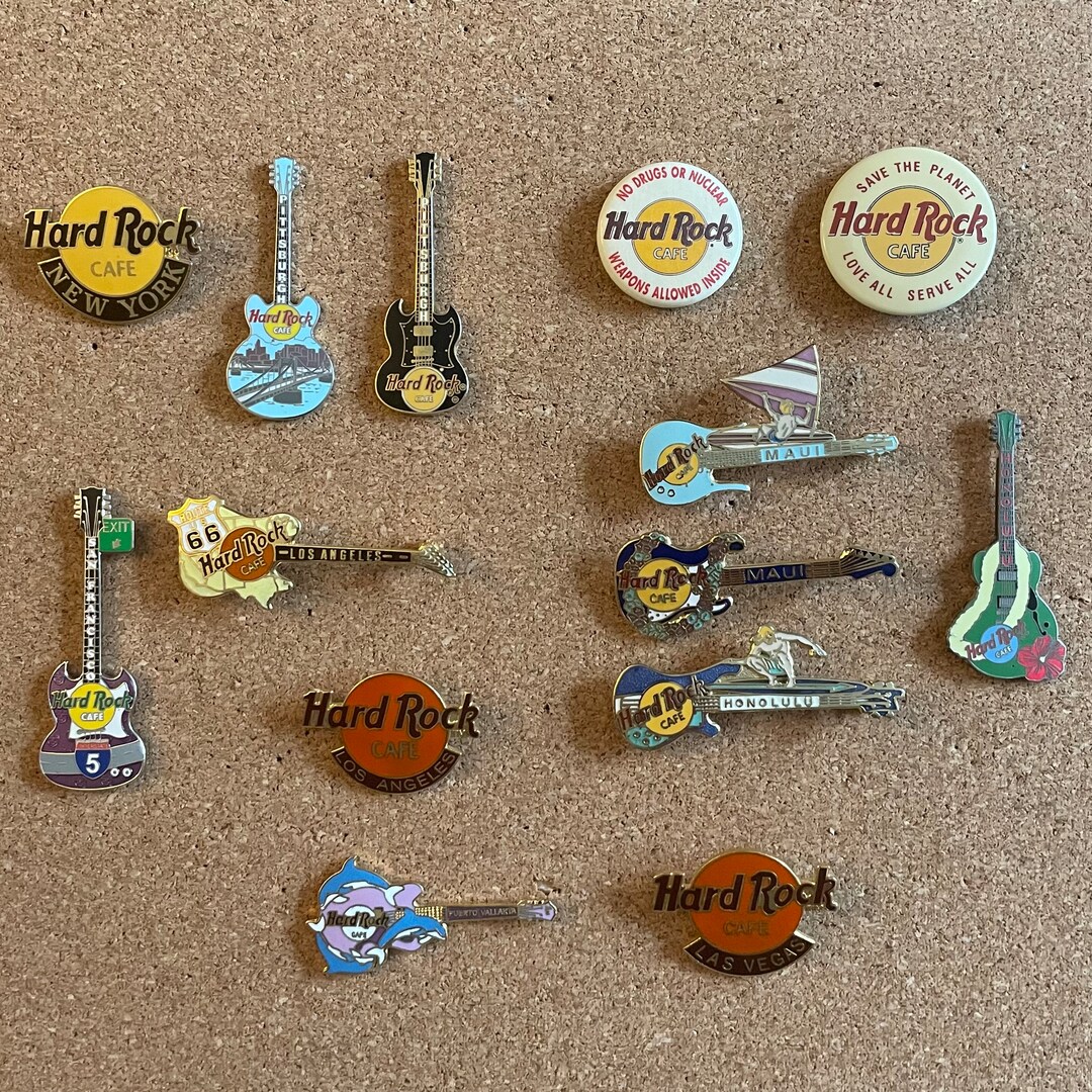 Vintage Hard Rock Cafe Pins - Etsy