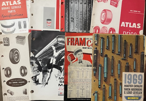 Vintage Auto Parts Catalogs