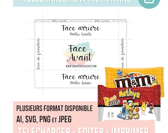 M&M's template