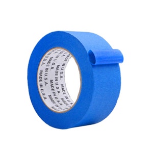 Blue Painters Tape - 2 in x 60 yds. Masking Tape for Safe Wall Painting, Building, Remodeling, Labeling, Edge Finishing, and Clean Removal.